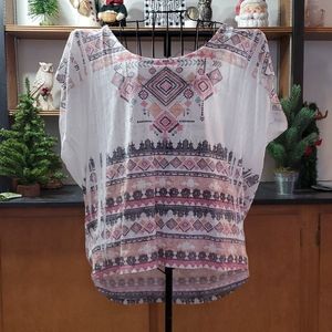 Aztec design top